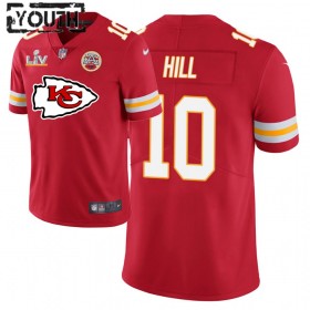 Lasten Kansas City Chiefs NFL Pelipaita Tyreek Hill 10 Nike Punainen Team Logo 2021 Super Bowl LV